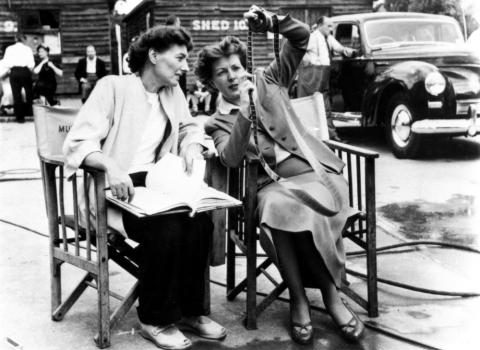 Muriel Box (right) | STREET CORNER, 1953