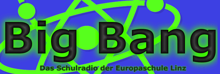 Big Bang Text Logo blau grün gif-1