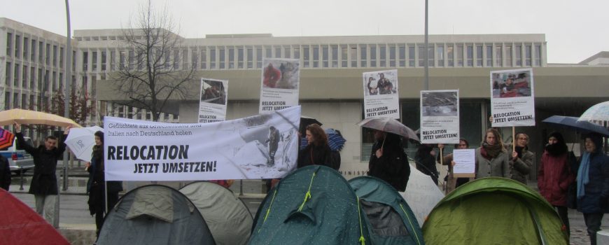 Proteste für Flüchtlinge aus Griechenland, © campact, flickr.com Proteste für Flüchtlinge aus Griechenland, © campact, flickr.com