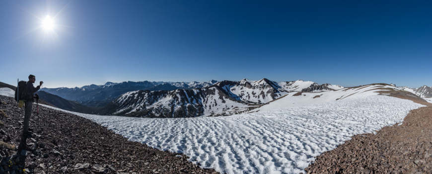 Stefans 1 Verschneiter Sattel im Hochgebirge