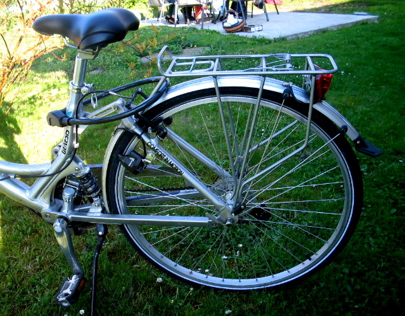 Fahrrad halb