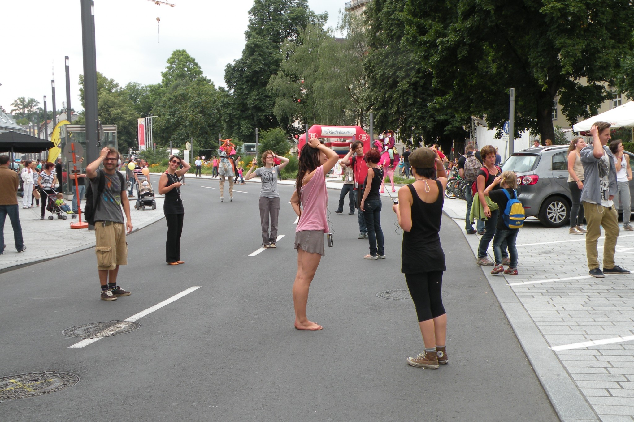 Radioballett beim Pflasterspektakel