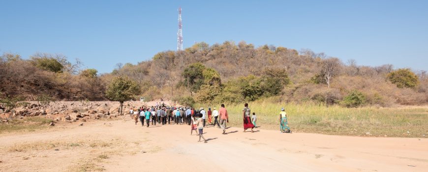 Zongwe FM 2019 Parade zum neuen Radiogebäude