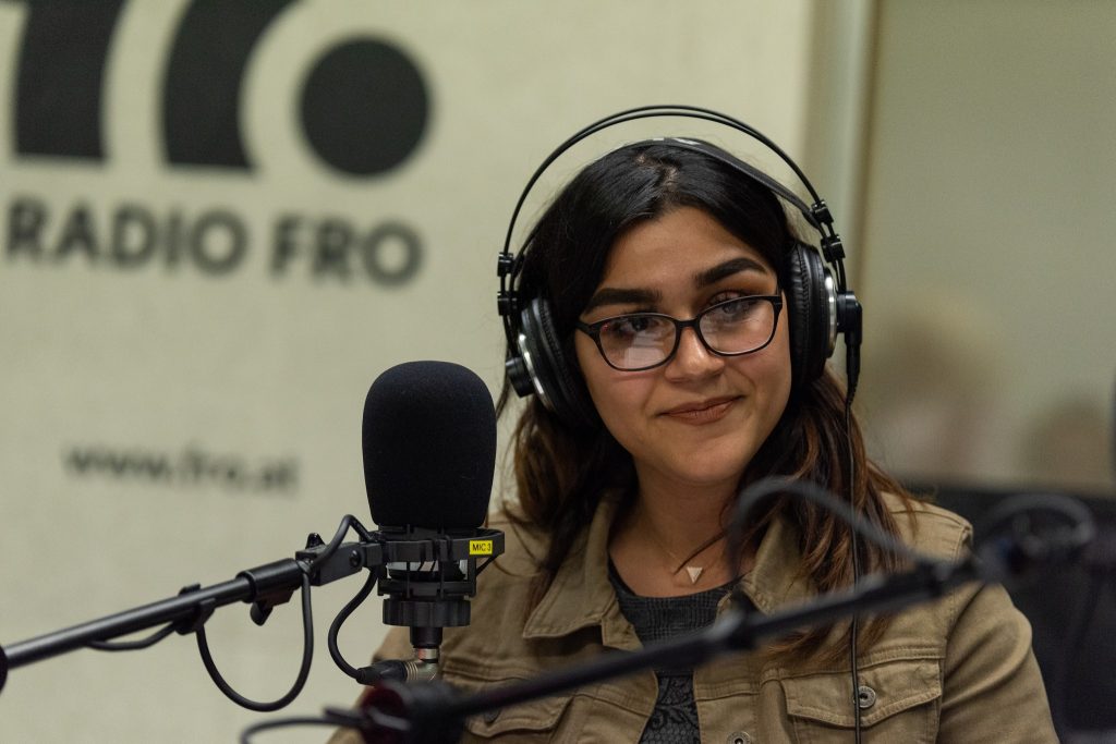 Lehrredaktion 2019, Lange Nacht der Sprachen, Mahatab Adriana Azarpay