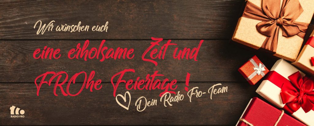 Feiertagsgrüße von Radio FRO
