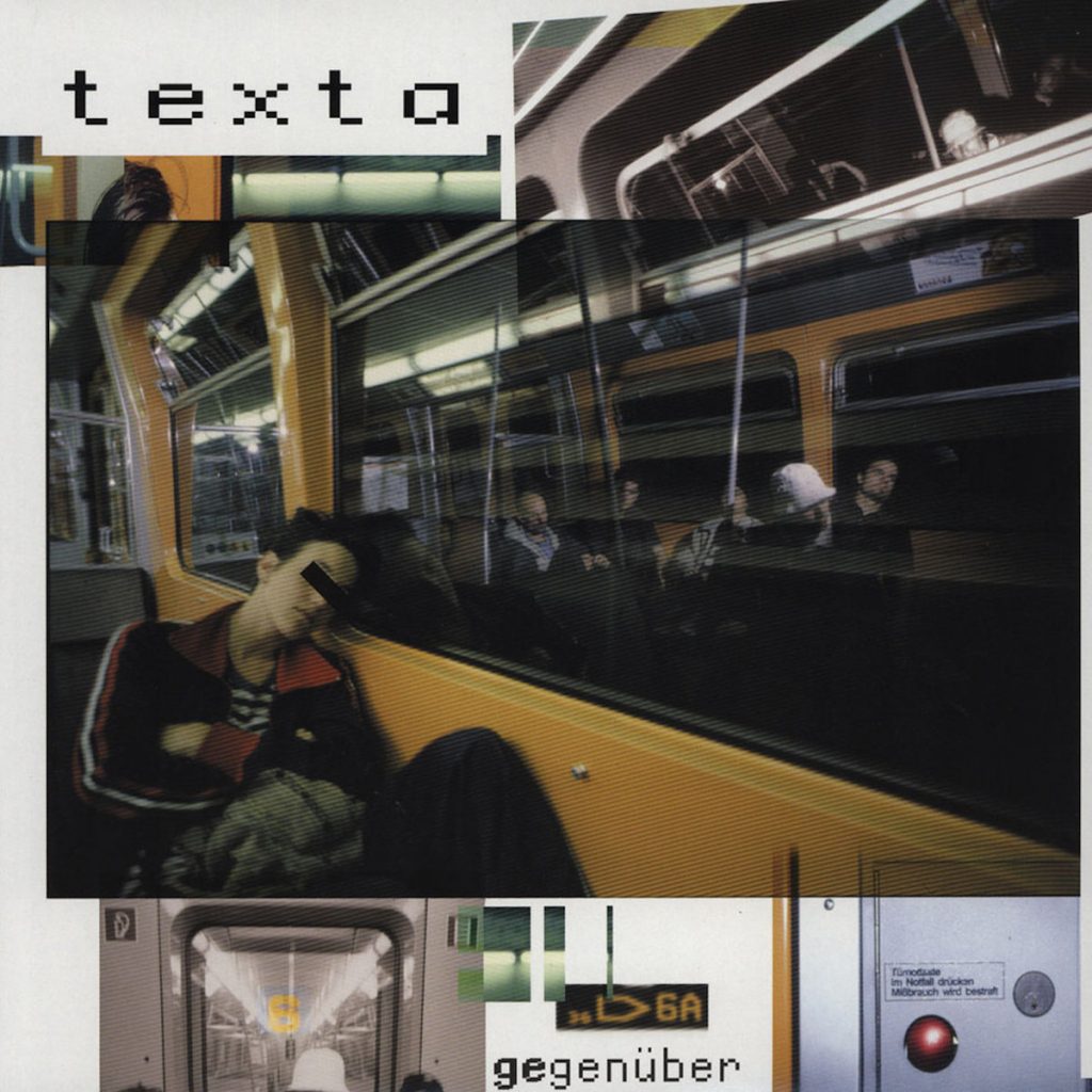 albumcover: texta gegenüber, 1999