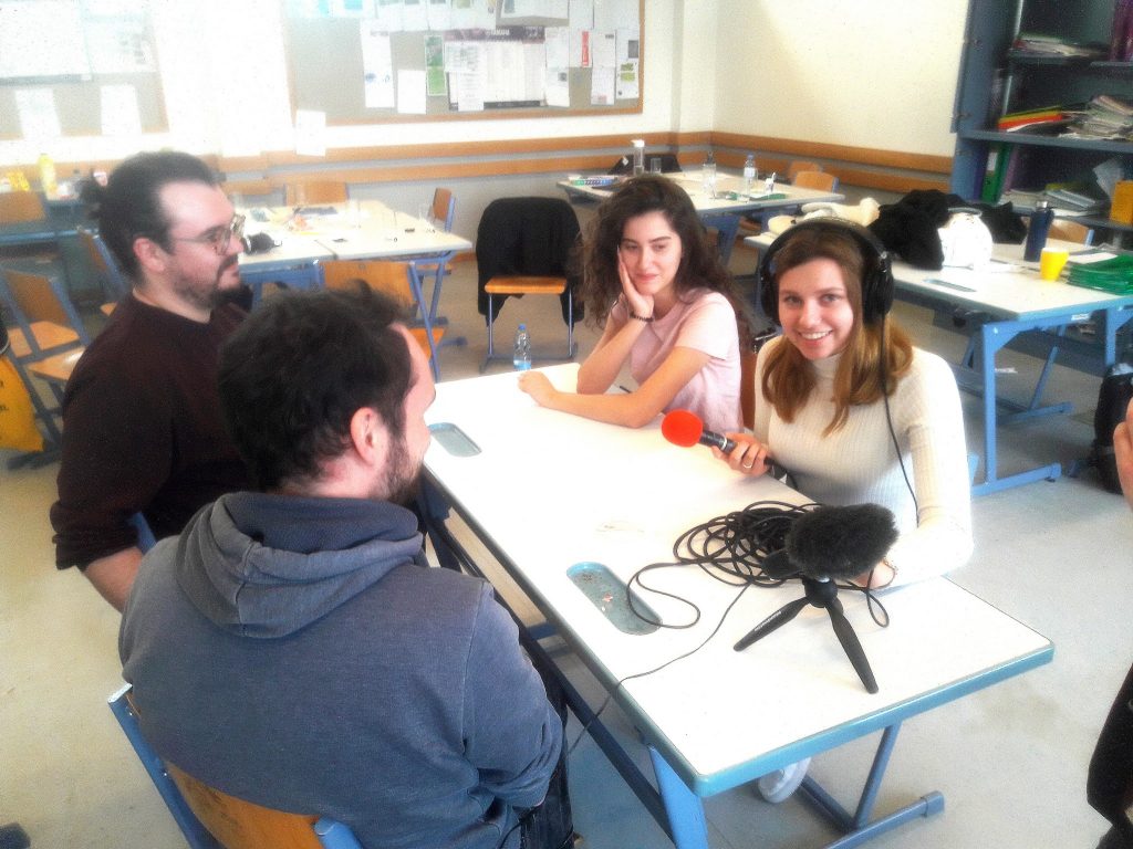 Interview für die Sendung