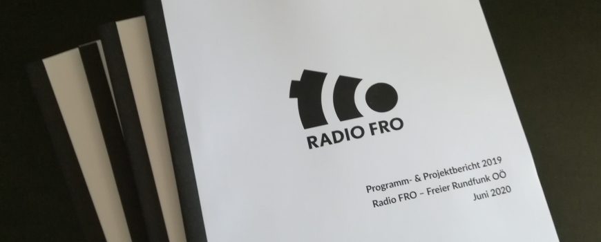 Radio_FRO_Programmbericht_2019 Programmbericht 2019