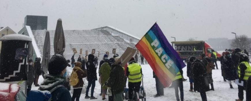 Studierende und Lehrende demonstrieren gegen die UG-Novelle, Universitätsgesetz Studierende und Lehrende demonstrieren gegen die UG-Novelle