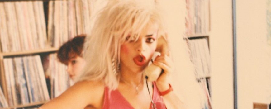 Nina Hagen on the phone