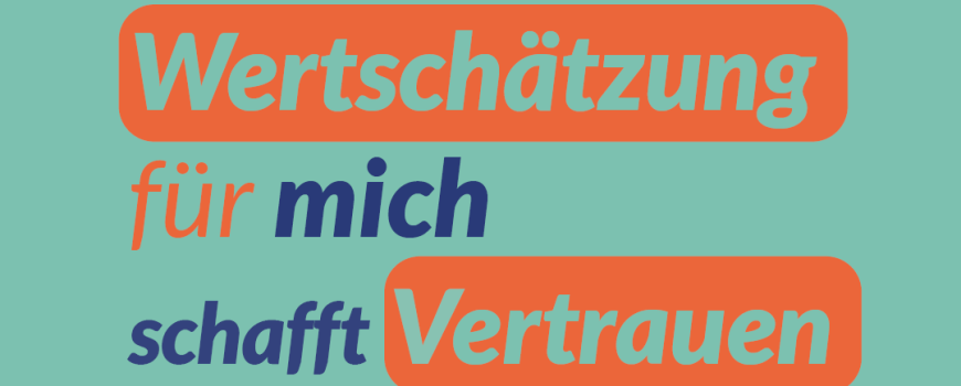 Slogan_Freundeskreis_Wertschätzung Grafik: Anna Erber, Kevin Lixl