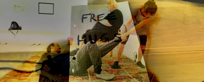 collage free hugs