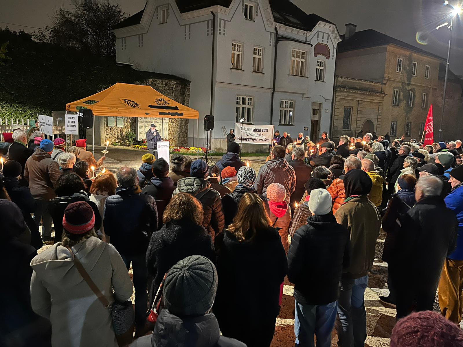 Kundgebung 8. November 2022 in Wels