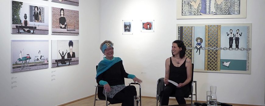 Künstlerinnengespräch mit Helga Schager | Moderation: Elisa Andessner Künstlerinnengespräch mit Helga Schager | Moderation: Elisa Andessner