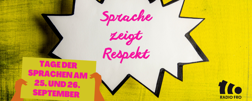 Tag der Sprachen 2023_Sprache zeigt Respekt Tag der Sprachen 2023_Sprache zeigt Respekt