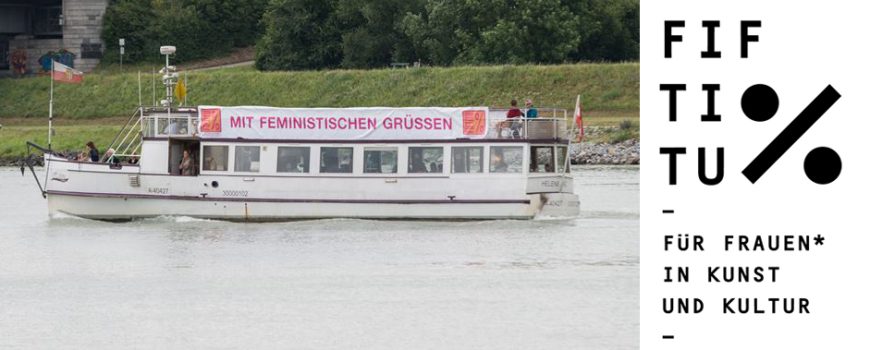 Fahrende Händlerinnen des feministischen Wissens 2012 25 Jahre FIFTITU% - Schifffahrt 2012