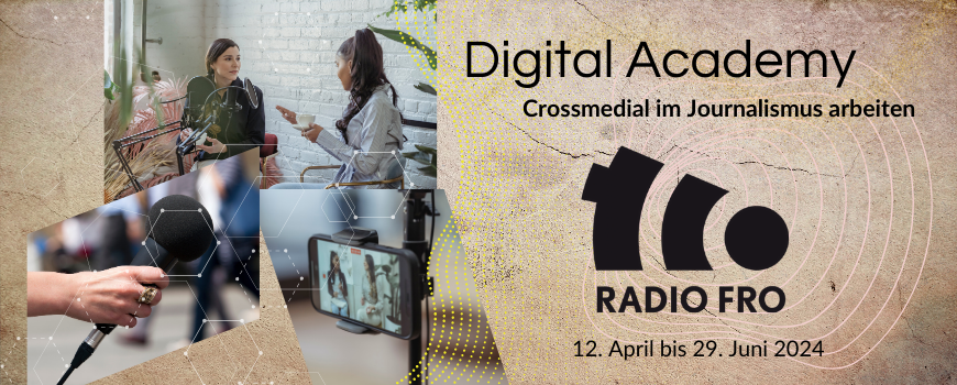 Deine Sendung online - Radio FRO Digital Academy