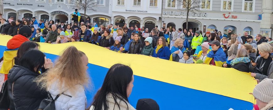 Demo und Gebet für die Ukraine Linz Demo und Gebet für die Ukraine Linz