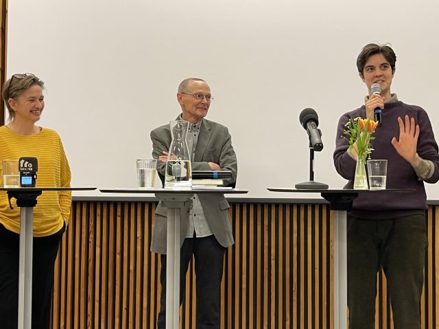 v.l. Daniela Brodesser, Meinrad Ziegler, Marlene Englhorn