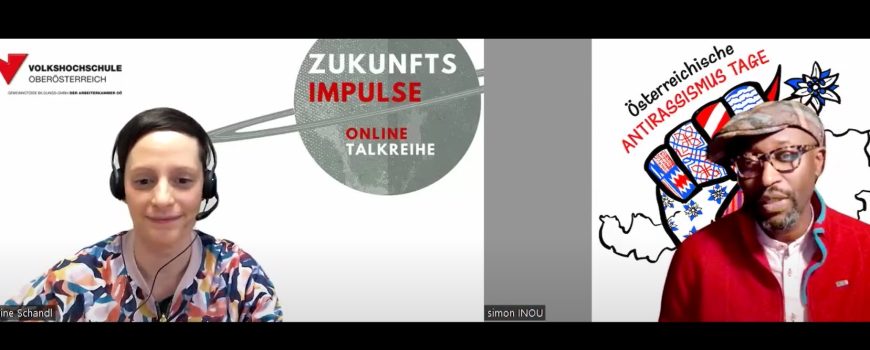 Zukunftsimpulse mit Simon Inou Zukunftsimpulse mit Simon Inou, VHS Oberösterreich