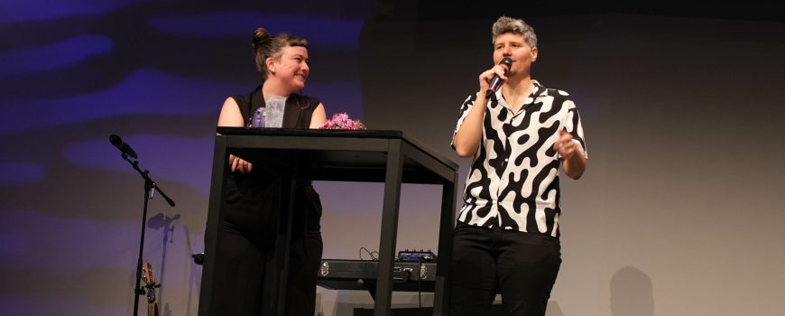 Magdalena Klein und Tinou Ponzer (beide VIMÖ)