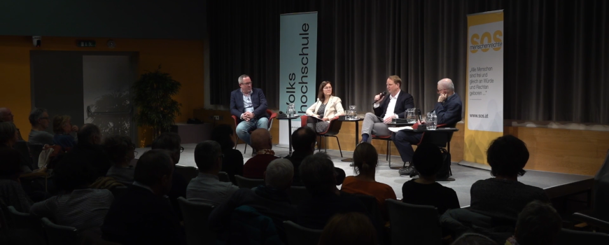 Meinungsfreiheit Diskussion SOS Menschenrechte