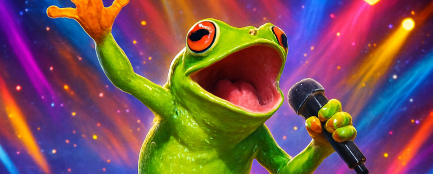 Song Contest FROsch Song Contest FROsch. Bild KI-generiert