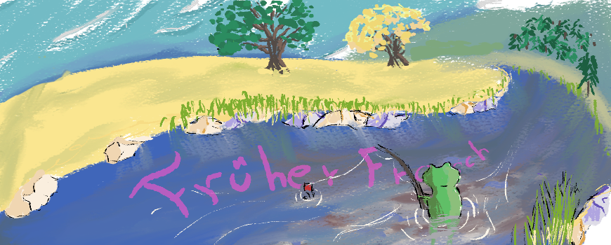 Header Fluss Frosch