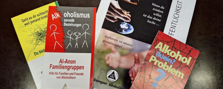 AA und Al Anon Flyer
