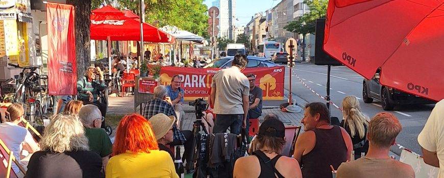 Parking Day Wiener Straße FROzine über KPÖ Parking Day und Makartviertel