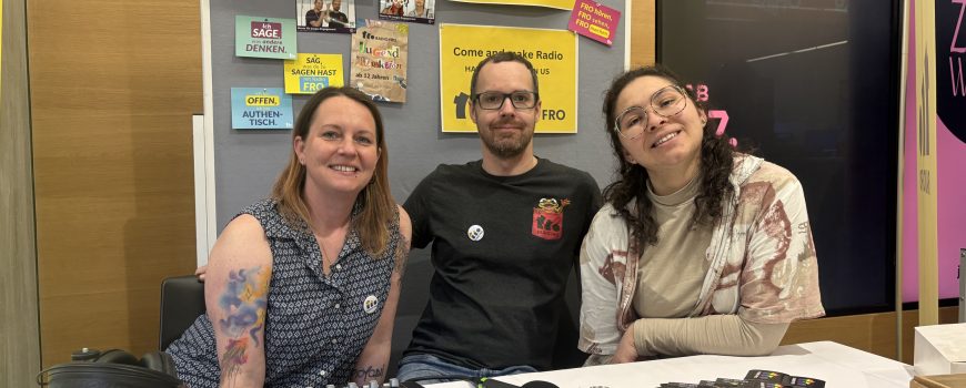 Radio FRO bei der Freiwilligenmesse an der JKU