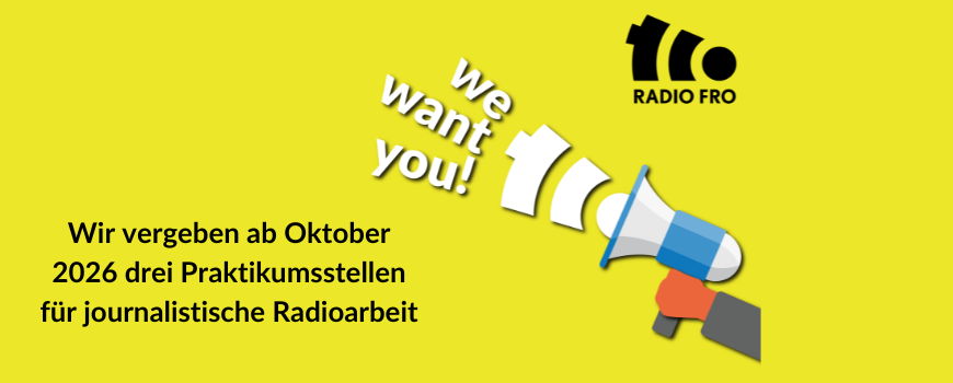 Praktikum journalistische Radioarbeit 2026 Header