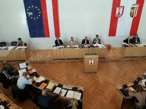 Gemeinderatssitzung Linz Andi Wahl live bei der Gemeinderatssitzung