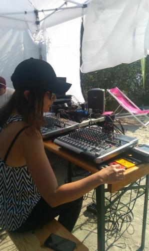 Klangwolke 2020 - Monica Vlad Live im Radio FRO Aussenstudio