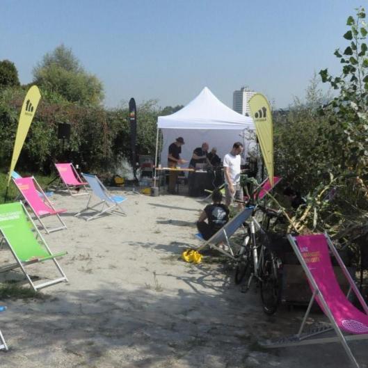 Klangwolke 2020 Radio FRO Aussenstudio 