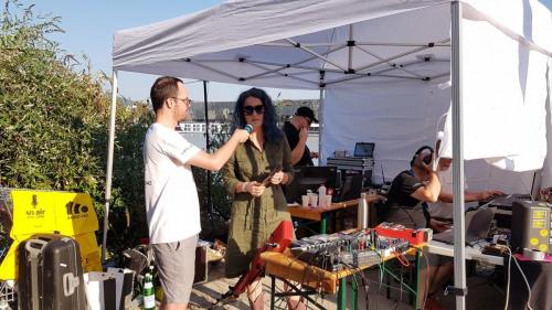 Klangwolke 2020 Michael Diesenreither im Interview mit Angélica Castelló