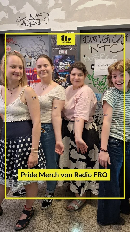 🏳️‍🌈🏳️‍⚧️Wir sind schon mitten im Pride Monat angekommen und die @linzpride der @hosilinz  steht fast vor der Tür. Wir sind in der Pride City im OK PLATZ und U-HOF Innenhof mit einem Stand vertreten. Dort werden wir von der Pride berichten, mit euch plaudern und das Highlight! 

Ihr könnt euch unsere exklusiven und streng limitierten Radio FRO Pride Temporary Tattoos abholen! 
Wen sehen wir am 21. Juni bei der Linz Pride?

#pride #csd #linzpride #lgbtqia #lgbtqcommunity #queervisibility #Regenbogenparade #linz #radiofro #offen #kritisch #frei #freiemedien #freiesradio